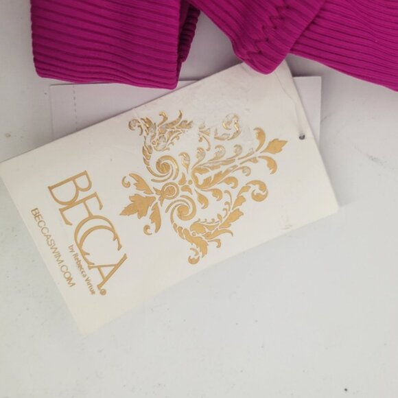 Becca Magenta Bikini Set Size Large - Picture 3 of 11
